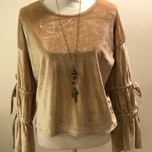Adorable velvet Top